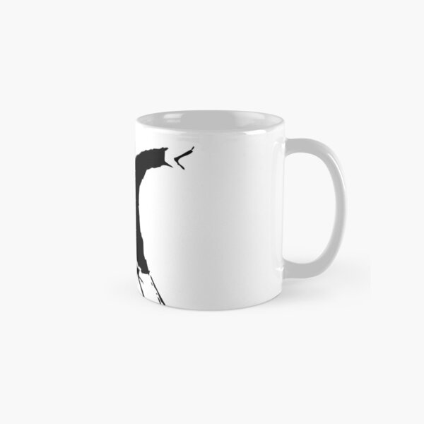 Banksy Flower Thrower! Classic Mug