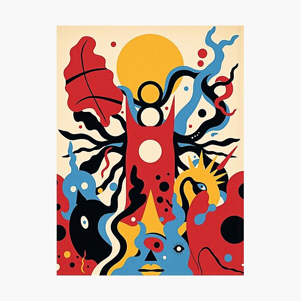 Item preview, Multicolored Bold Pattern Abstract Art designed and sold by Esterlane.