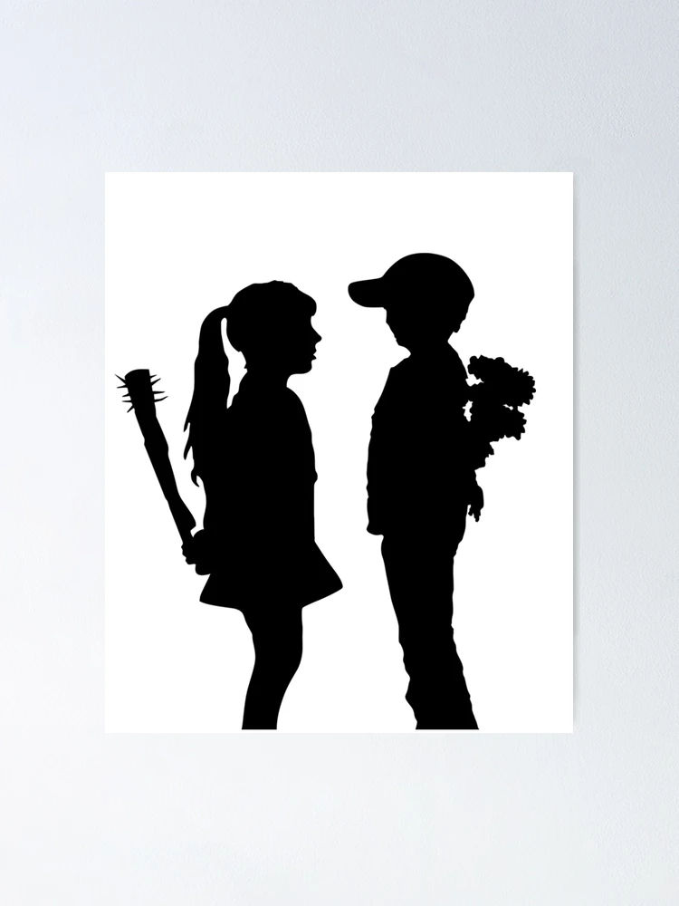 ◇Modern Art◇肉筆☆油絵☆F20号『Boy Meets Girl』複雑な想い/Banksy