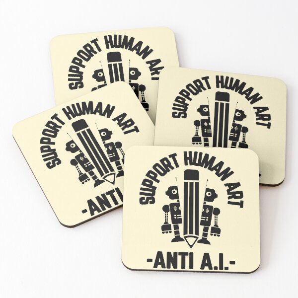 Item preview, Anti Ai.Funny Anti Artificial Intelligence designed and sold by aussieexplore.
