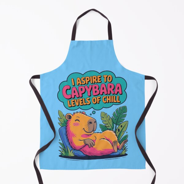 Item preview,  Cartoonish Funny Aspire To Capybara Levels Of chill designed and sold by MonkiFlipp.