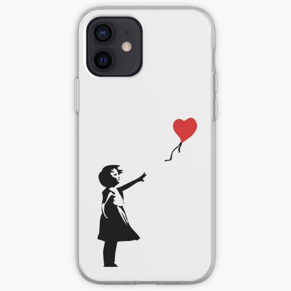 Banksy Letting Love Go! Balloon Girl! iPhone Soft Case