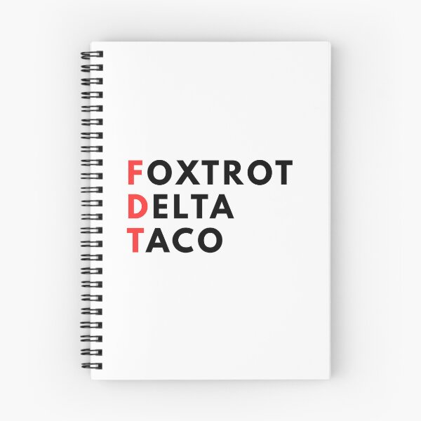 Artikelvorschau, Foxtrot Delta Taco FDT entworfen und verkauft von gillys.