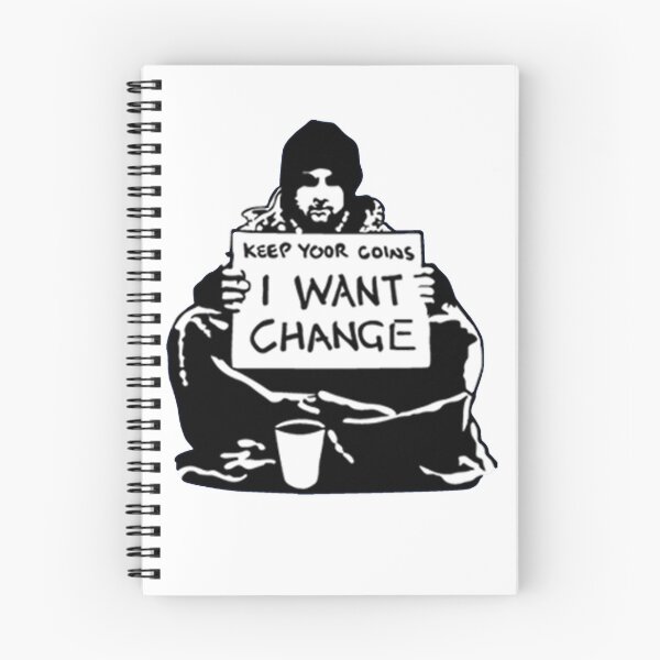 Item preview, Banksy Keep Your Coins, I Want Change! designed and sold by ThatMerchStore.
