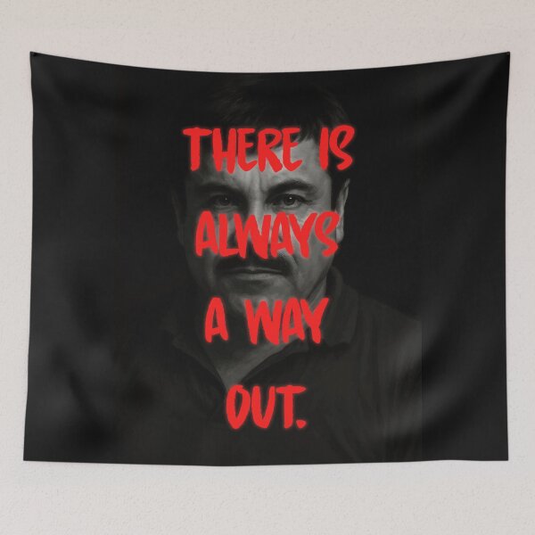 Item preview, El Chapo Neon Noir Portrait designed and sold by Enea Kelo.