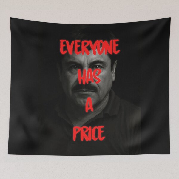Item preview, El Chapo Neon Noir Portrait designed and sold by Enea Kelo.