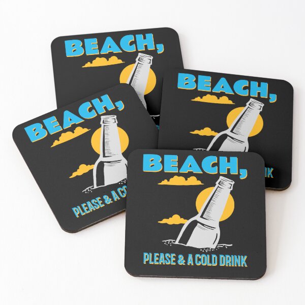 Item preview, Beach Please and a Cold Drink designed and sold by 87-Aesthetics.