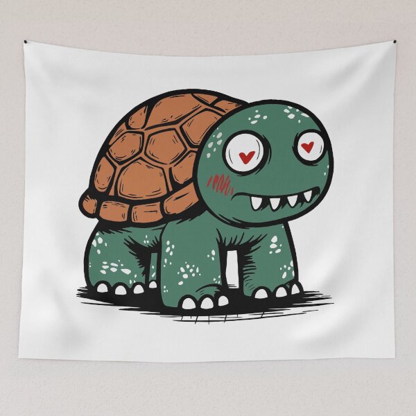 Item preview, turtle designed and sold by QuanntixArt.