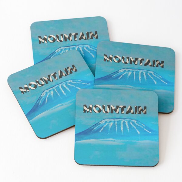 Item preview, Mountain flowing and capped with snow designed and sold by annenambiro.