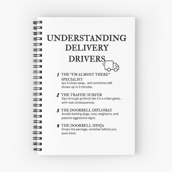 Item preview, Understanding Delivery Drivers – Funny Fast-Paced Job Definitions designed and sold by PsyFlow35.