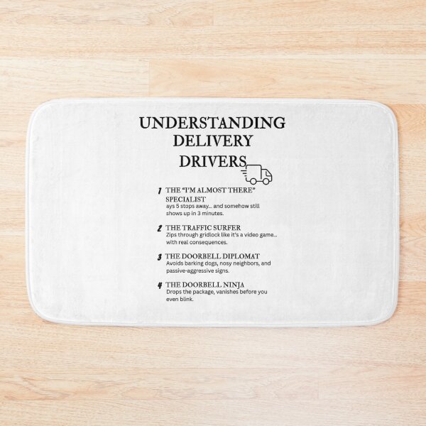 Item preview, Understanding Delivery Drivers – Funny Fast-Paced Job Definitions designed and sold by PsyFlow35.