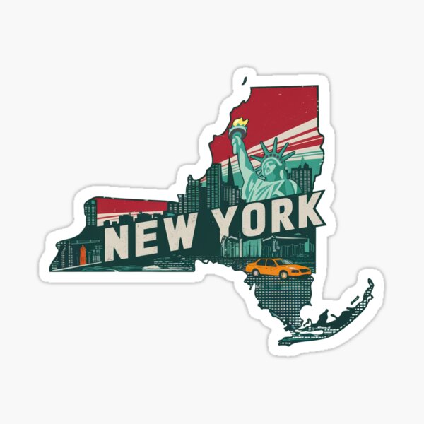 Item preview, New York City Retro Skyline | NYC Aesthetic Streetwear Design designed and sold by Dywsone Designs.