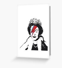Banksy God Save the Queen Greeting Card