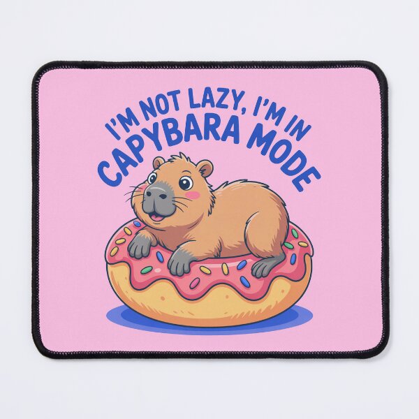 Item preview, Cartoonish I'm Not Lazy, I'm In Capybara Mode designed and sold by MonkiFlipp.