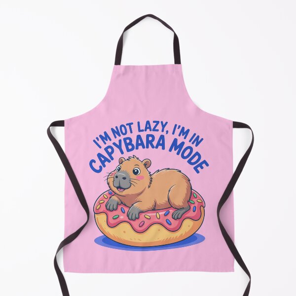 Item preview, Cartoonish I'm Not Lazy, I'm In Capybara Mode designed and sold by MonkiFlipp.