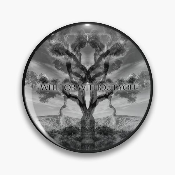 Item preview, With or Without you - U2  - 90's Vintage - Rock - Grunge - Electro - Classic - Retro designed and sold by SentientGallery.