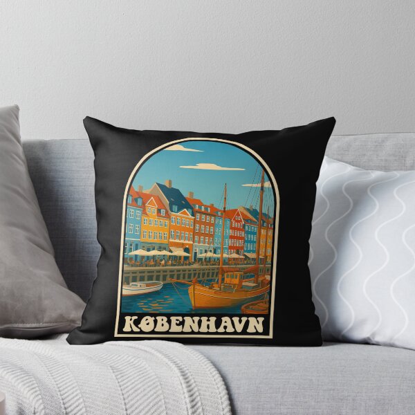 Item preview, Copenhagen Denmark Vintage Nyhavn Travel Design designed and sold by JackCurtis1991.