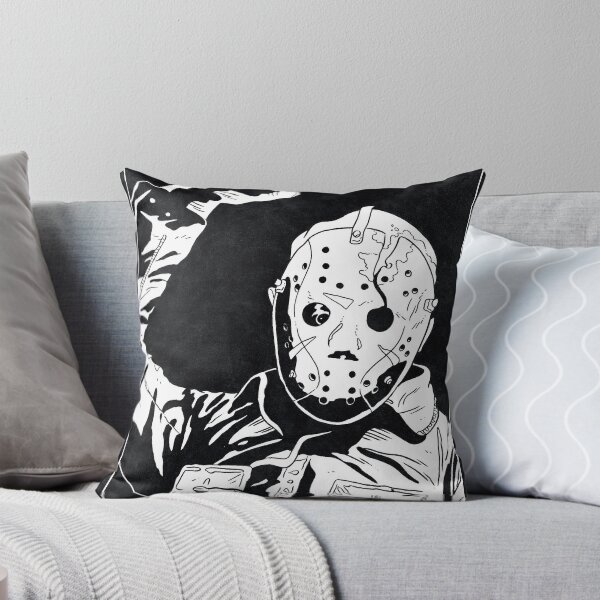 Item preview, JASON VOORHEES - Friday the 13th Part III (Black and White) designed and sold by FamousWeirdosRB.