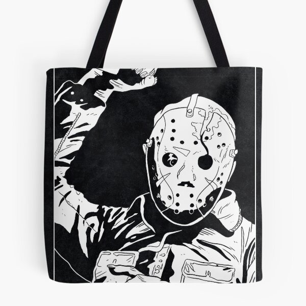 Item preview, JASON VOORHEES - Friday the 13th Part III (Black and White) designed and sold by FamousWeirdosRB.