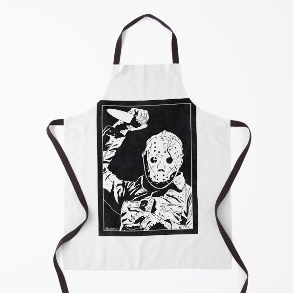 Item preview, JASON VOORHEES - Friday the 13th Part III (Black and White) designed and sold by FamousWeirdosRB.