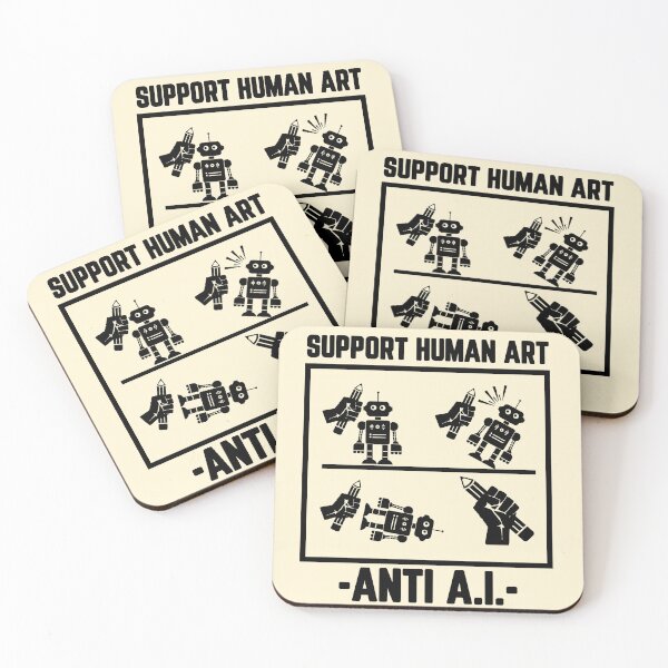Item preview, Anti Ai.Funny Anti Artificial Intelligence designed and sold by aussieexplore.