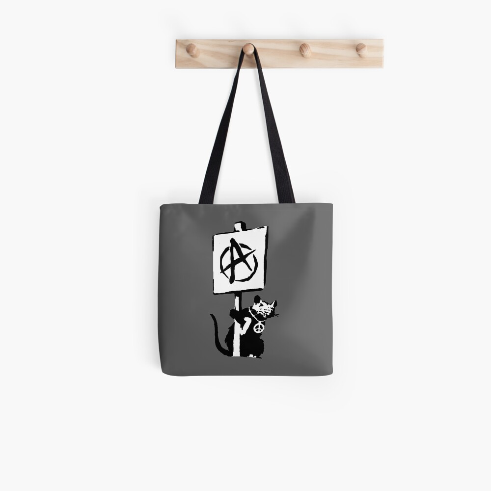 "Banksy-Ratten-Revolution!" Tote Bag von ThatMerchStore | Redbubble