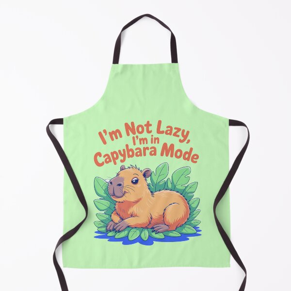 Item preview, Cartoonish I'm Not Lazy, I'm In Capybara Mode designed and sold by MonkiFlipp.