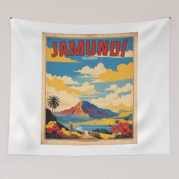 Item preview, Jamundi Colombia Retro Vintage Poster Tourism  designed and sold by TravelersGems.