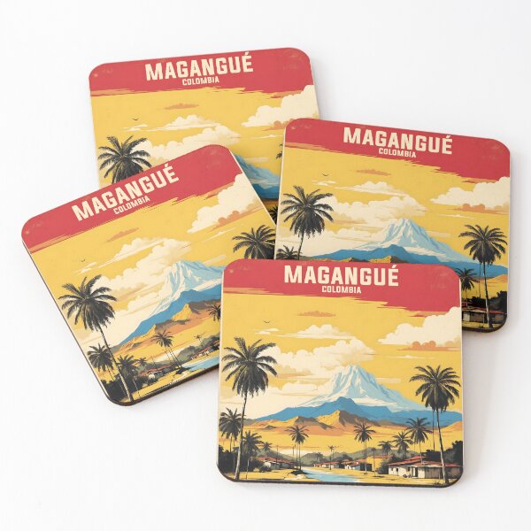 Item preview, Magangue Colombia Retro Vintage Poster Tourism  designed and sold by TravelersGems.