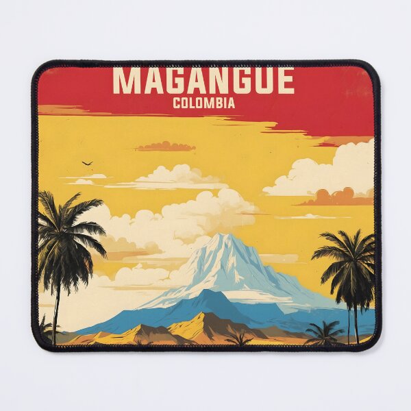 Item preview, Magangue Colombia Retro Vintage Poster Tourism  designed and sold by TravelersGems.