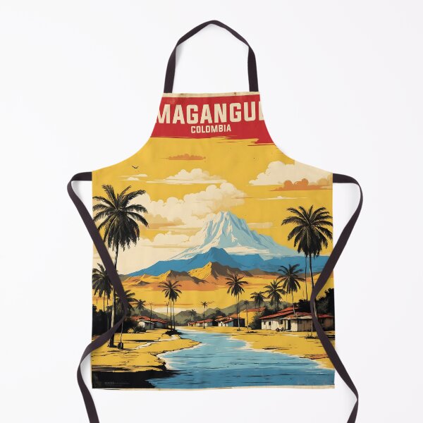 Item preview, Magangue Colombia Retro Vintage Poster Tourism  designed and sold by TravelersGems.