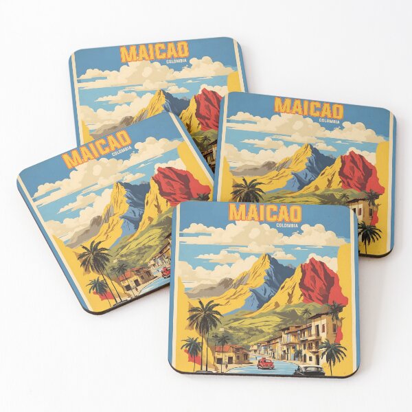 Item preview, Maicao Colombia Retro Vintage Poster Tourism  designed and sold by TravelersGems.
