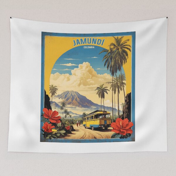 Item preview, Jamundi Colombia Retro Vintage Poster Tourism  designed and sold by TravelersGems.