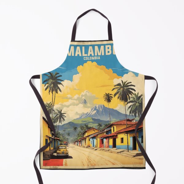 Item preview, Malambo Colombia Retro Vintage Poster Tourism  designed and sold by TravelersGems.