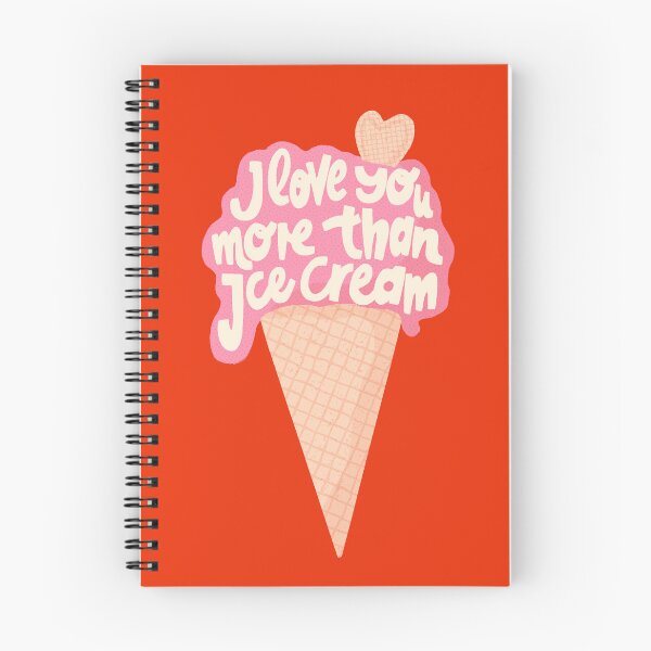 Item preview, I love you more than ice cream designed and sold by AnniBoDesign.