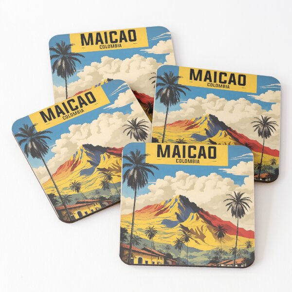 Item preview, Maicao Colombia Retro Vintage Poster Tourism  designed and sold by TravelersGems.