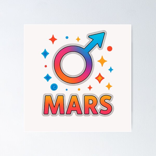 Item preview, Mars – Psychedelic Astral Planet Art 3 designed and sold by sifo2024.
