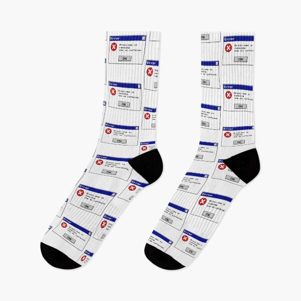 Item preview, Brain.exe is running low on caffeine Windows Error designed and sold by RocketArtInd.