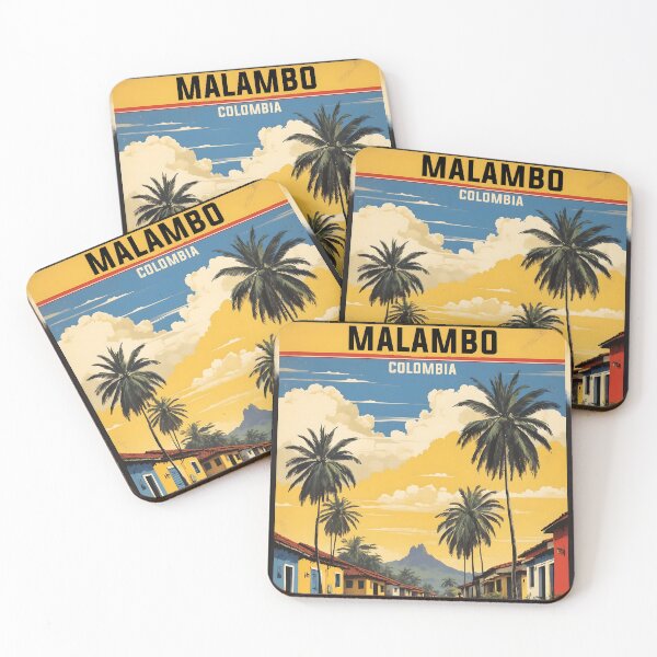 Item preview, Malambo Colombia Retro Vintage Poster Tourism  designed and sold by TravelersGems.