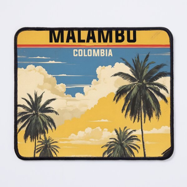 Item preview, Malambo Colombia Retro Vintage Poster Tourism designed and sold by TravelersGems.