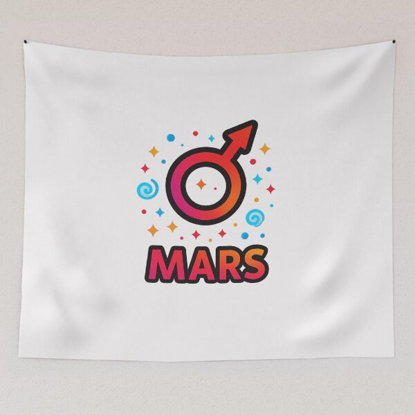 Item preview, Mars – Psychedelic Astral Planet Art 2 designed and sold by sifo2024.