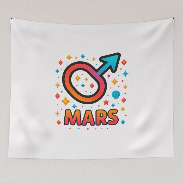 Item preview, Mars – Psychedelic Astral Planet Art 1 designed and sold by sifo2024.