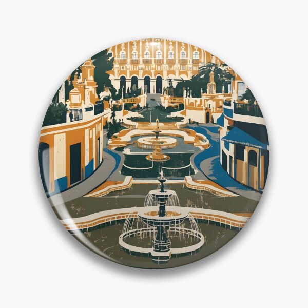 Item preview, Malaga Spain Vintage Travel Tourism designed and sold by TravelersGems.