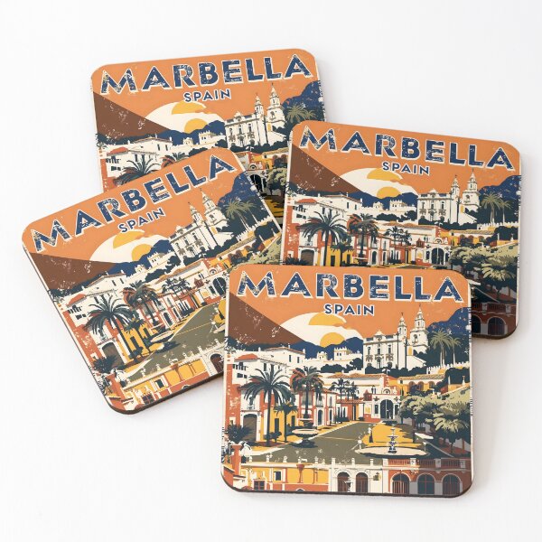 Item preview, Marbella Spain Vintage Travel Tourism designed and sold by TravelersGems.