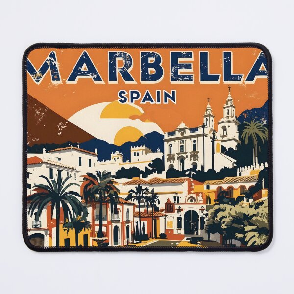 Item preview, Marbella Spain Vintage Travel Tourism designed and sold by TravelersGems.