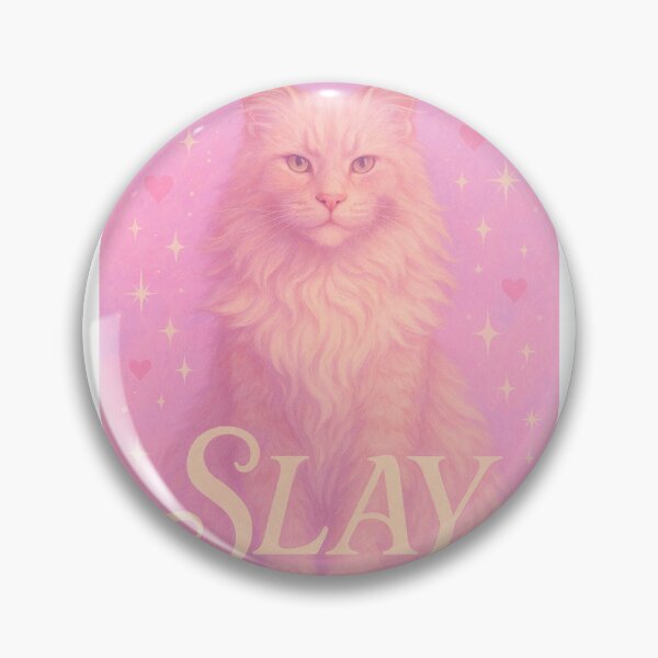 Item preview, Slay | Pastel Maine Coon Princess Art Print designed and sold by The Black Cat Coven GB.