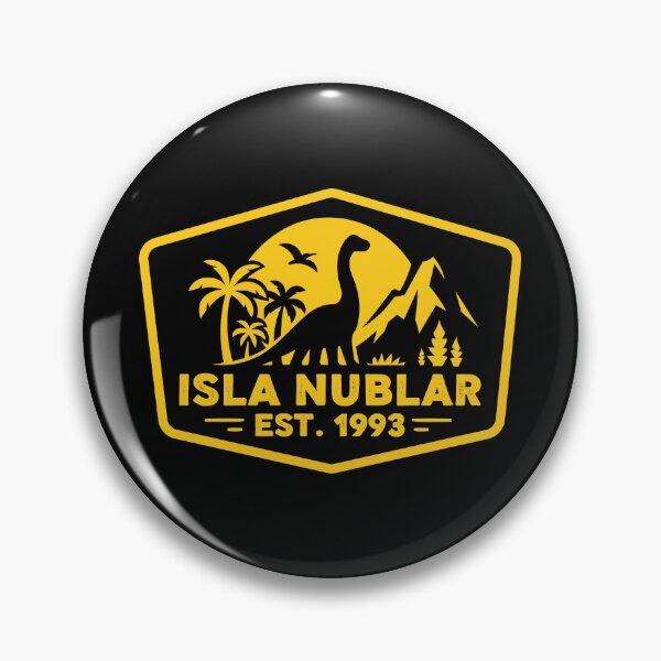 Item preview, Isla Nublar Badge designed and sold by magrodanny.