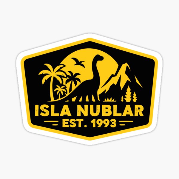 Item preview, Insigne de l'île Nublar designed and sold by magrodanny.