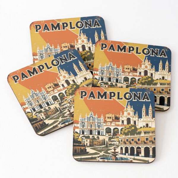 Item preview, Pamplona Spain Vintage Travel Tourism designed and sold by TravelersGems.