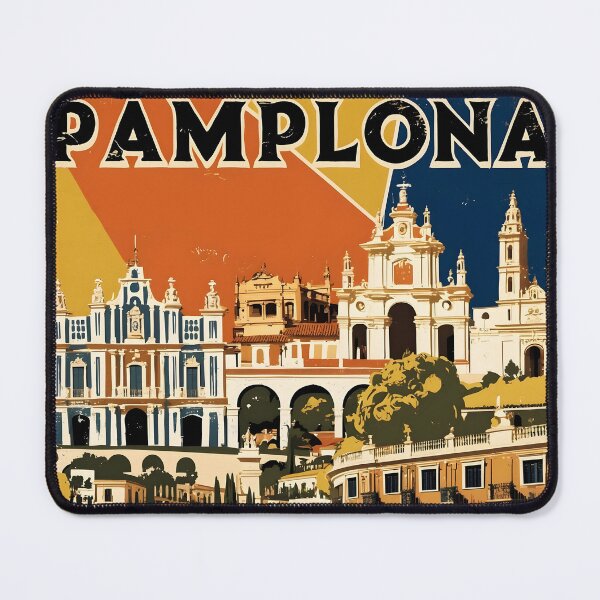 Item preview, Pamplona Spain Vintage Travel Tourism designed and sold by TravelersGems.